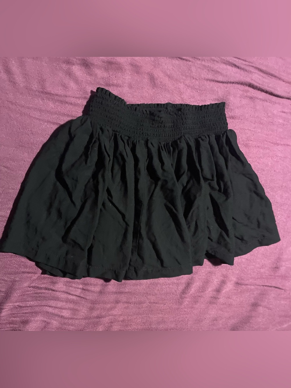 Divided Black Circle Skater Skirt